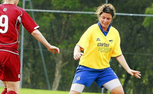 The women’s Miners were promoted to Field 1 last night. Player Annica Coyne is pictured. The women’s Miners were promoted to Field 1 last night. Player Annica Coyne is pictured.
